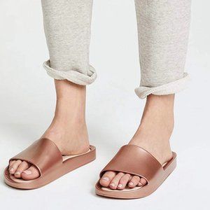 Melissa rose gold slides US 6/ EU 37
